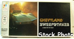 Chevyland Sweepstakes Board Game © 1968, Milton Bradley 4867